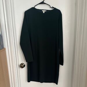 H&M Cut-out Jersey Dress in Dark Green size XL
